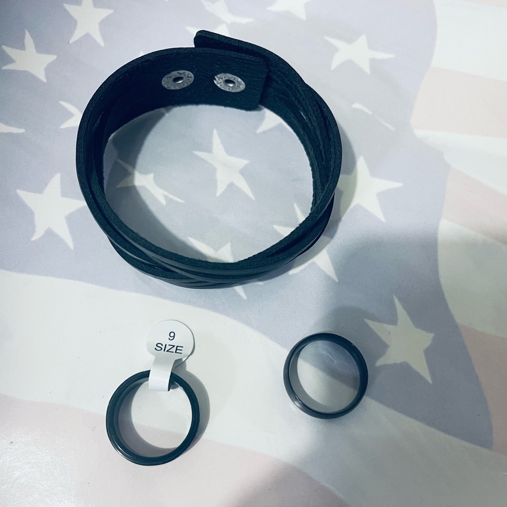 Bundle Deal - All Seven pieces Mens Fashion Jewelry Accessories
